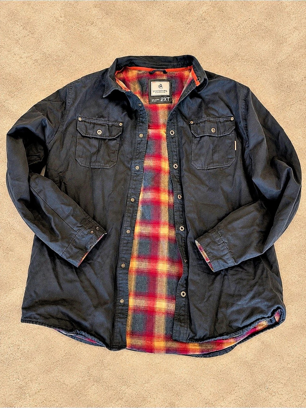 Legendary Whitetails Men's Journeyman Flannel Lined Shirt Jacket Shirt Jacket